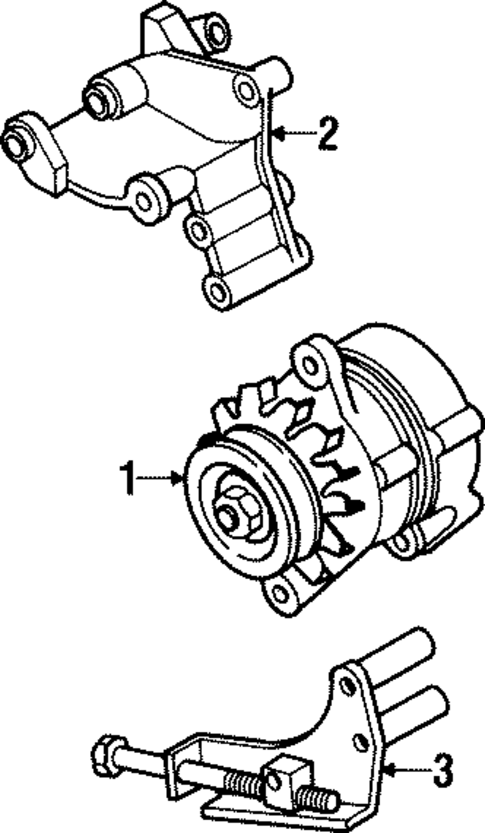 Alternator for 1993 Isuzu Rodeo #1