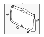 84431T0AA01ZB - : Lower Trim Panel for Honda: CR-V Image