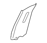 769131W301 - Body: Center Pillar Trim for INFINITI: QX4 Image