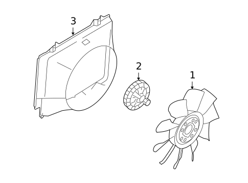 Cooling Fan for 2013 Ford E-350 Super Duty #0