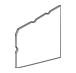 7265A313 - : Water Deflector for Mitsubishi Image