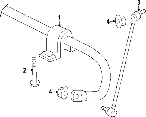Stabilizer Bar & Components for 2024 Volkswagen Taos #1