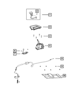 5NH921A5AN - 8HP50; 8-Speed; Automatic Transmission: Transmission Shifter for Mopar Image