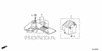 123515BAA00 - Engine: EMBLEM, CYLINDER HEAD COVER (EARTH DREAMS) for Honda Image
