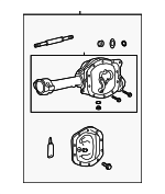 5066068AD - Front Drive Axle: Axle Assembly for Jeep: Liberty Image