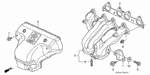 90015PT0J00 - Engine: BOLT-WASHER (8X14) for Honda Image