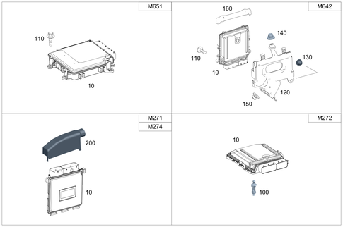Engine Control Module for 2015 Mercedes-Benz E550 #0
