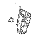 717020E050 - Body: Seat Back Panel for Lexus Image