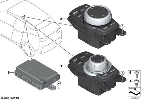 On Board Monitor / Tv Amplifier for 2019 BMW i3s 120Ah #0