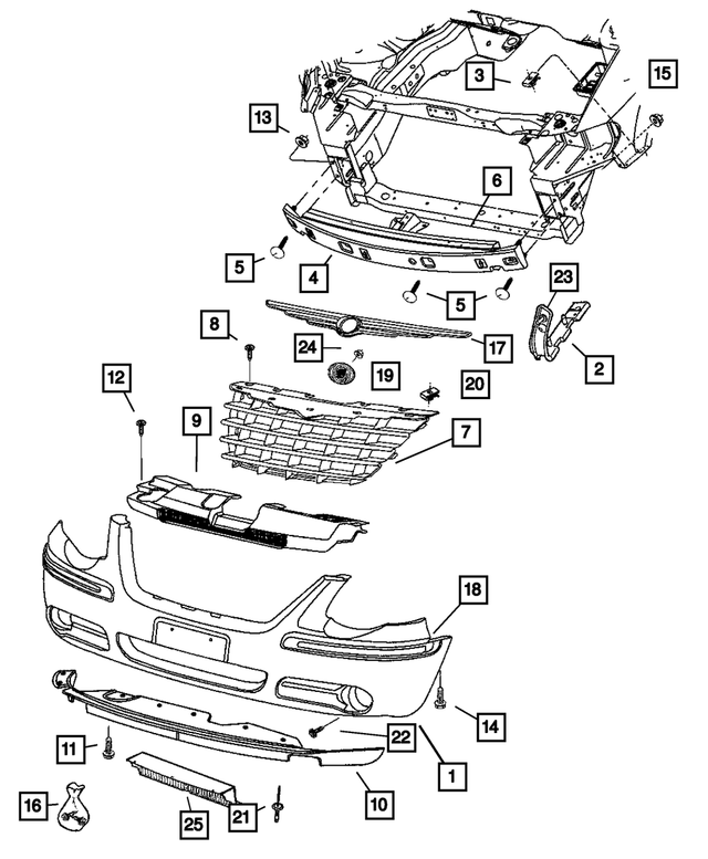 « 6506109AA – Frames and Bumpers : A Emboîter Ecrou pour Mopar Image »