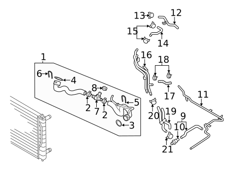Water Pump for 2010 Volkswagen CC #3