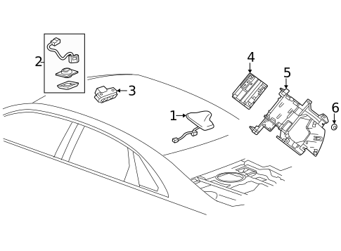 Communication System Components for 2025 Cadillac CT5 #0