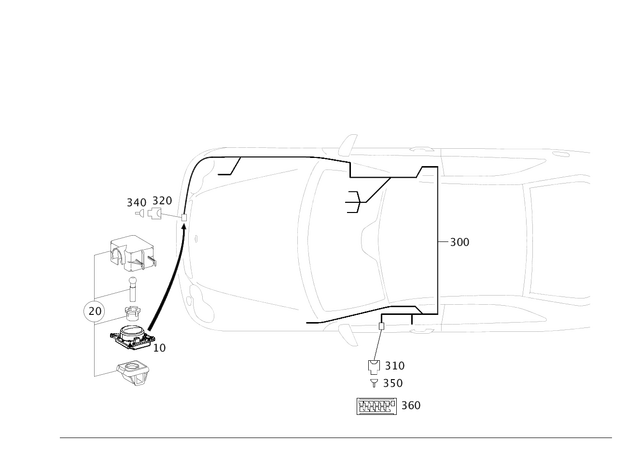2095453532 - Electrical Equipment and Instruments: Control Unit, DISTRONIC&amp;reg; for Mercedes-Benz: CLK320, CLK350, CLK500, CLK55 AMG Image image