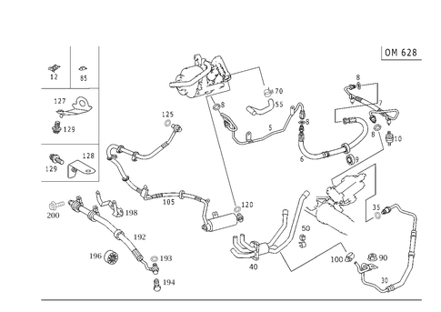 Scope of Wiring for Active Body Control for 2002 Mercedes-Benz S 55 AMG&reg; #1