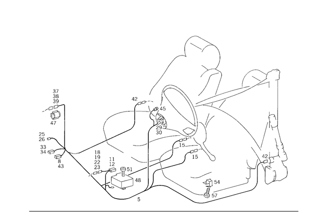 1245435427 - Electrical System: Wiring Harness for Mercedes-Benz Image image