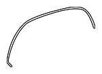 538510C080 - Body: Wheel Arch Molding Seal for Toyota Image