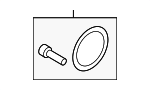 34208846401 - Brakes: Prk Brake Actuator O-Ring for BMW Image