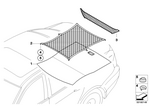 51476955265 - Retrofitting / Conversion / Accessories: Mount, Retaining Strap Upper Section for BMW Image