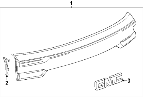 Lamp Bar for 2025 GMC Acadia #0