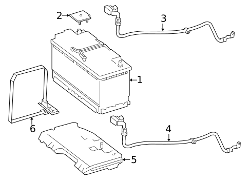 Battery for 2019 Mercedes-Benz AMG&reg; GT S #1