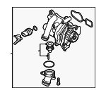 6H121026ED - Cooling System: Water Pump Assembly for Audi Image