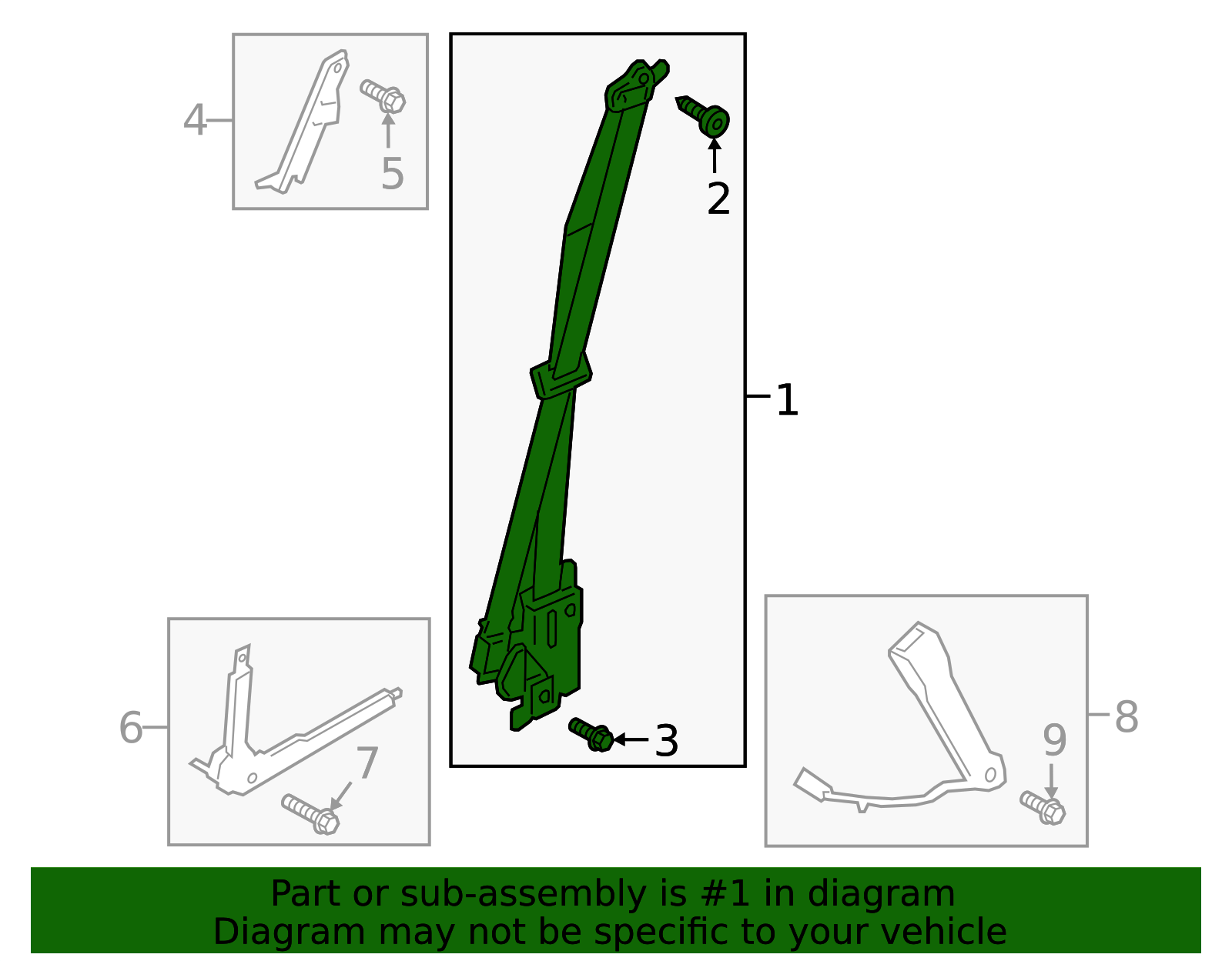 liz911 JL7Z-78611B08-AF - Seat Belt Lap And Shoulder Belt - 2018-2020