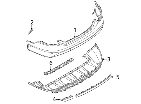 Bumper & Components - Rear for 2024 Audi e-tron GT #0