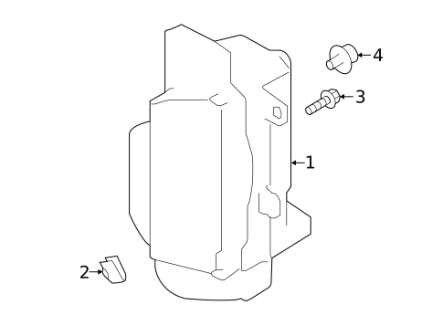 Daytime Running Lamp Components for 2022 Subaru Impreza #0