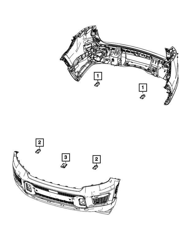 68629573AA - Electrical: Blind Spot Detection Sensor for Mopar Image image
