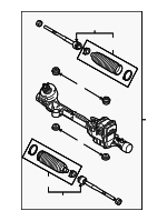 STE341 - Steering: Motorcraftâ„¢ Gear Assembly for Ford: Flex, Taurus | Lincoln: MKS, MKT Image