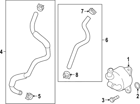 Trans Oil Cooler for 2023 Mazda CX-50 #0