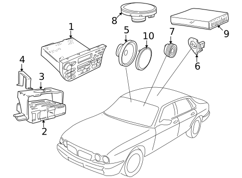 Sound System for 2001 Jaguar XJ8 #0