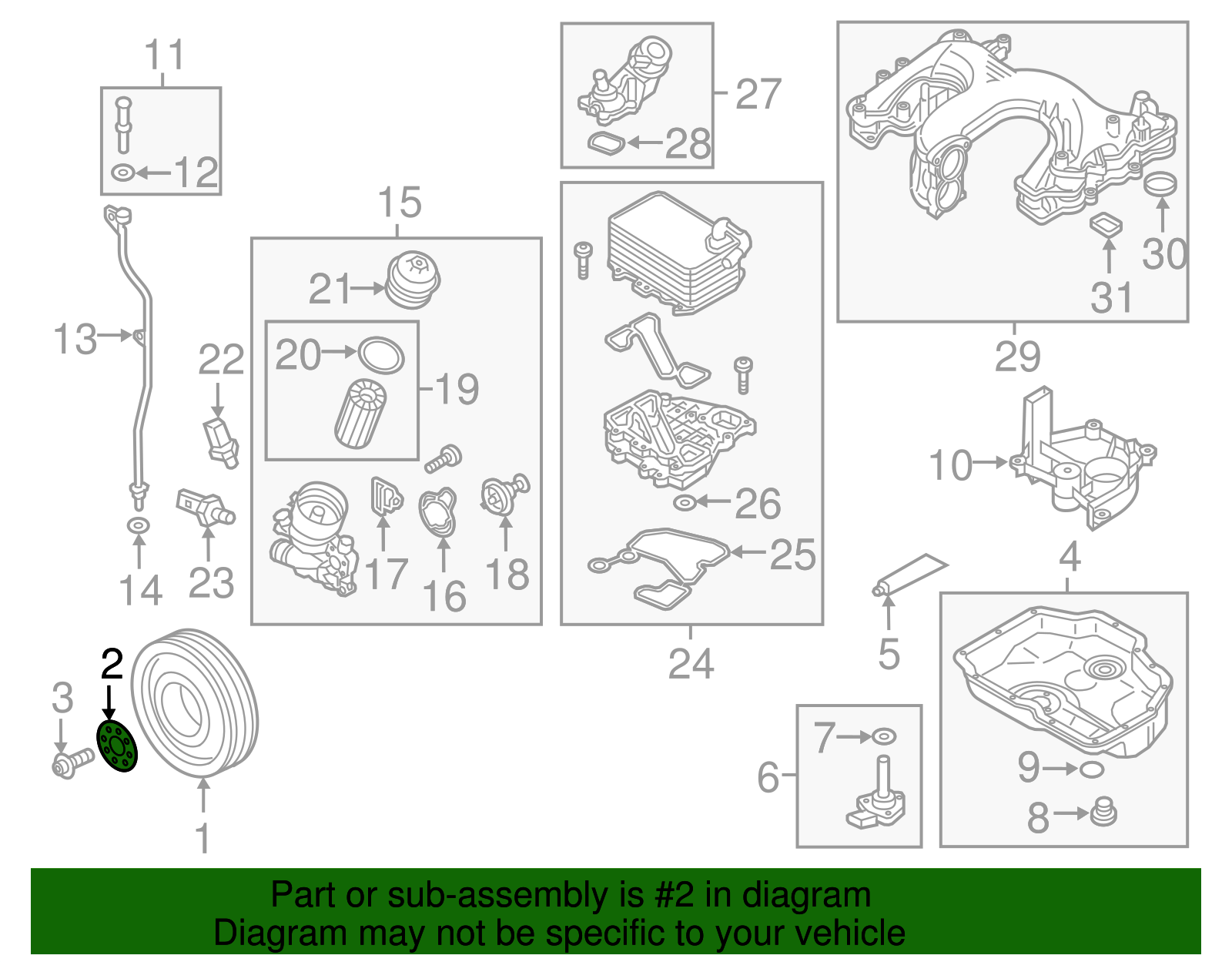 Vibration Damper Shim - Porsche (WHT-003-351)