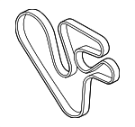 11287628279 - : Serpentine Belt for BMW: 740i, 740Li, X6 Image