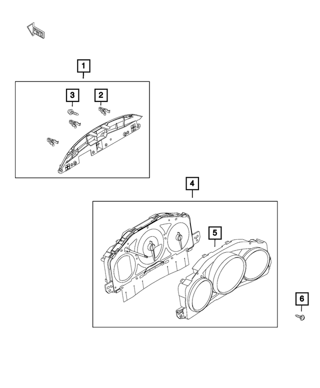 68332577AA - Electrical: Instrument Cluster Bracket for Mopar Image