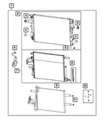 68430017AC - Cooling: Cooling Module for Ram: 1500 Image