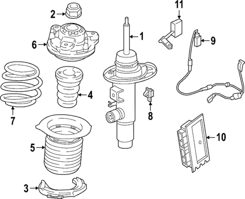 Struts & Components for 2024 BMW i4 #0