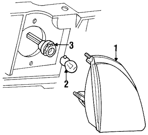 Bulbs - Chassis for 1992 Ford Mustang #1