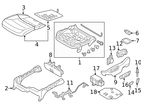 Heated Seats for 2011 Volkswagen Touareg #3