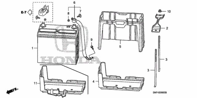 Battery for 2007 Honda Civic #0