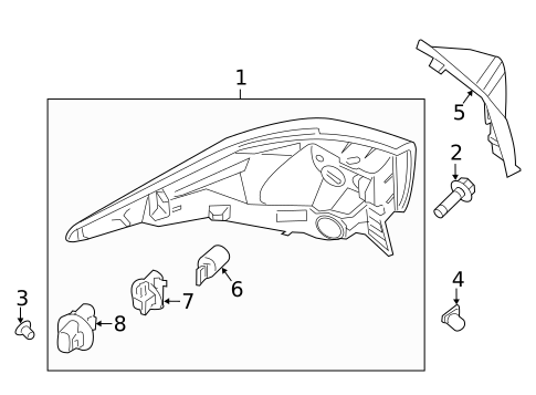 Bulbs - Chassis for 2013 INFINITI JX35 #4