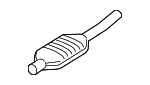 6L8Z5E212D - Exhaust: Catalytic Converter for Ford Image