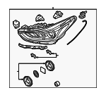 92103D2110 - : Lens &amp; Housing for Genesis: G90 Image