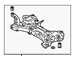 62405K0000 - Suspension: Engine Cradle for Kia: Soul Image