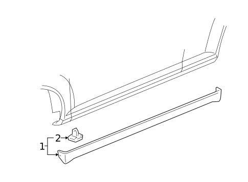 Exterior Trim - Pillars for 2008 Pontiac G5 #0