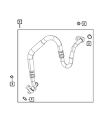 68282116AB - Air Conditioners and Heaters: A/c Suction Line for Mopar Image