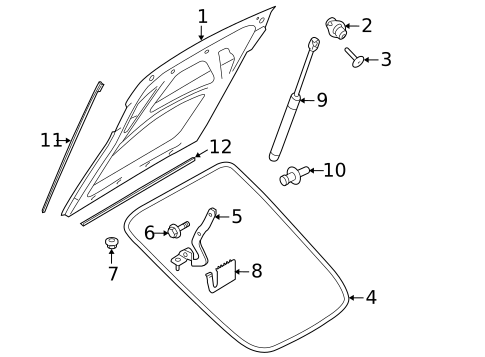Gate & Hardware for 2010 Audi TT Quattro #0