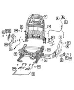 1VB62JD7AA - Interior Trim: Screw Cover Cap for Mopar Image