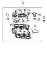 4648919AA - 3.8L Gas; Engine: Emblem for Mopar Image