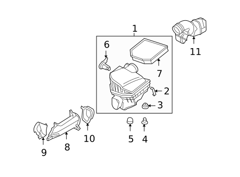 Air Inlet for 2008 BMW Z4 #0